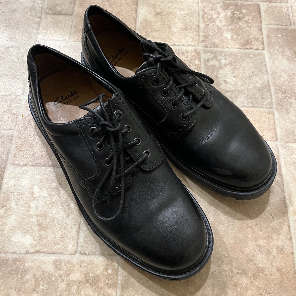 Clarks leather shoes